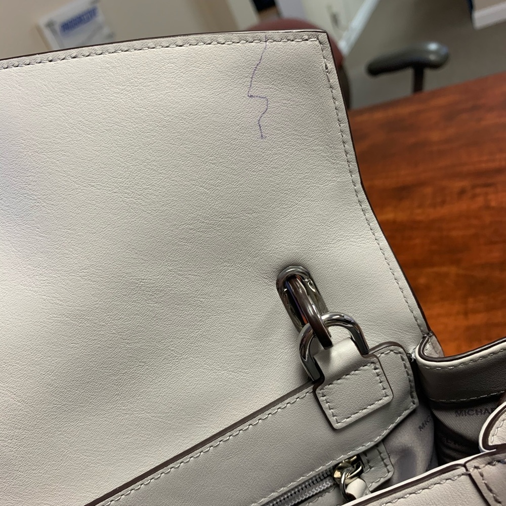 Michael Kors Grey Satchel - Picture 7 of 7